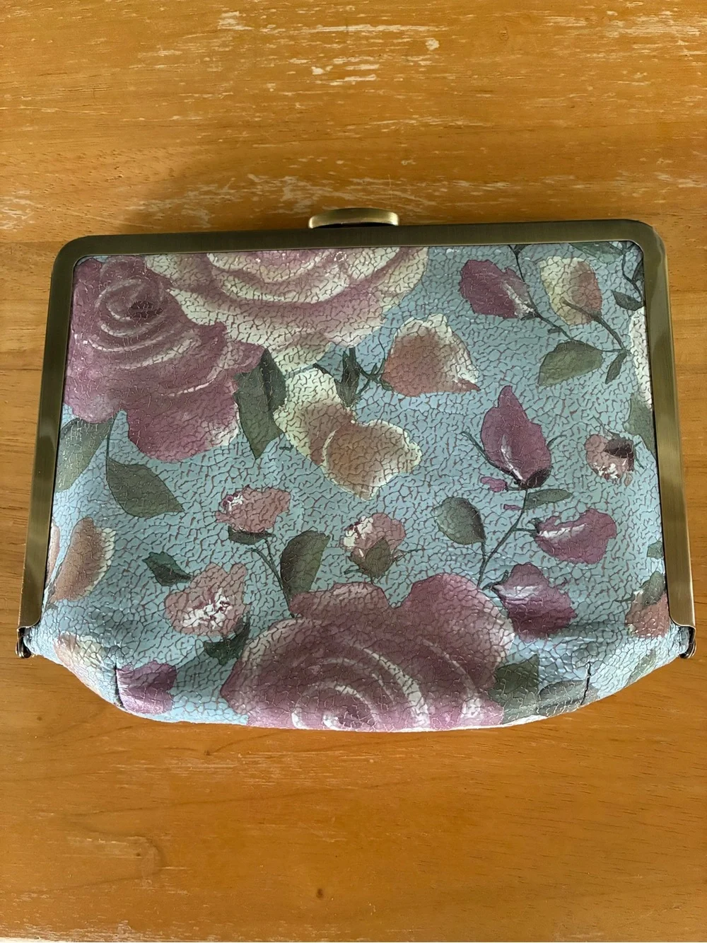 Patricia Nash Crackled Rose Garden Chain-Handle Clutch - Picture 8 of 16